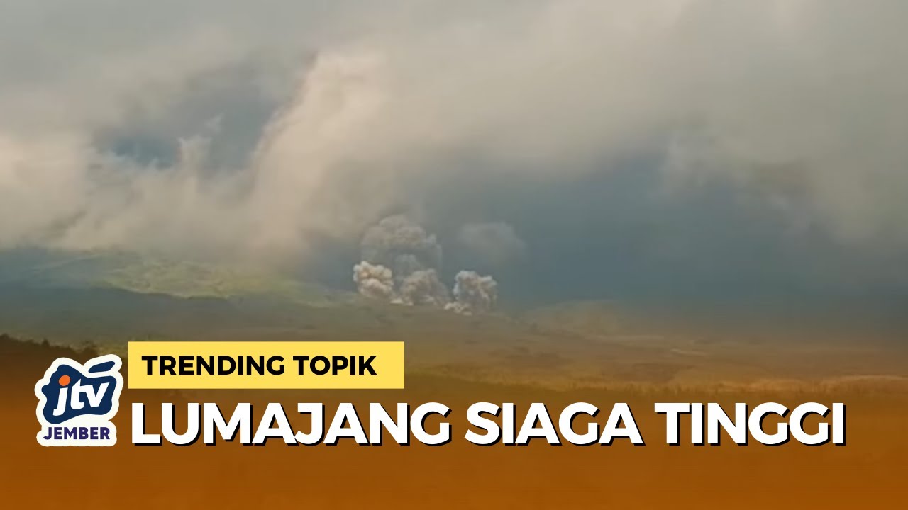 [LIVE] SIANG BERUBAH TEGANG! SEMERU LUNCURKAN AWAN PANAS