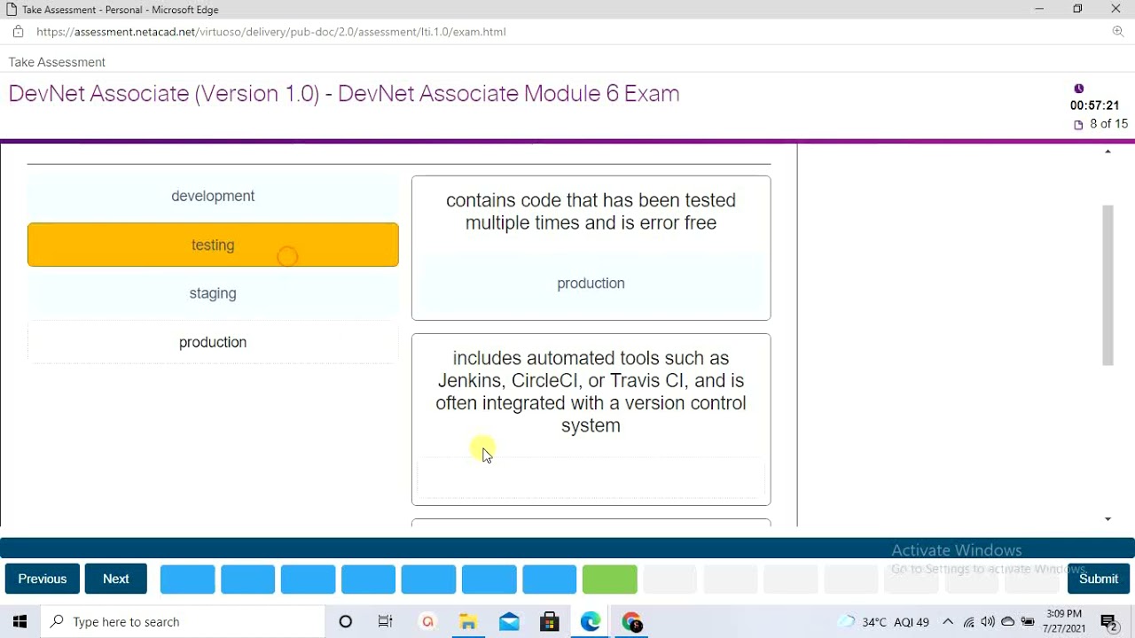 DevNet Associate Module 6 Exam | Application Deployment and Security Content | CISCO DEVNET COURSE