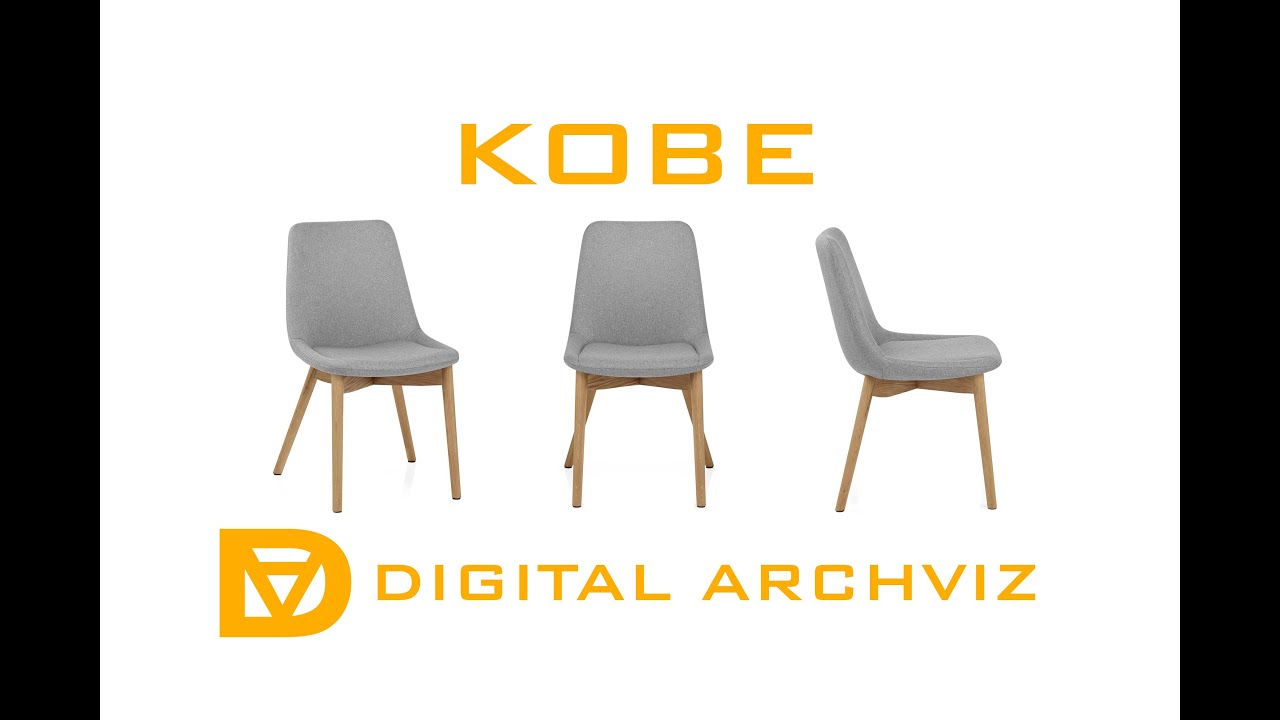 Kobe Dining Chair 3D Modeling using 3Ds Max