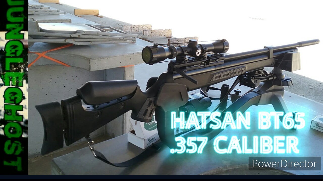 HATSAN BT65  CARNIVORE .357 cal. RANGE DAY first shoot EP.44