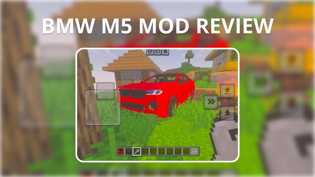 BMW M5 Mod for Minecraft PE (Curseforge Add-Ons for MCPE)