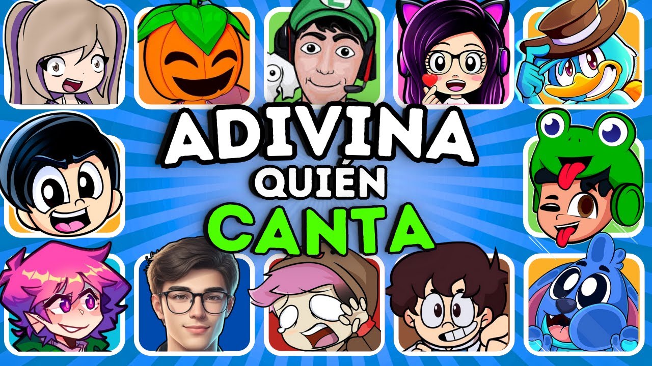 ¡Adivina El YOUTUBER Por La CANCIÓN!😀🎶 Fernanfloo😍 KarimJuega😃Simba💚Kori💜Lyna🥰 Xturbo🩵MikeCrack😍