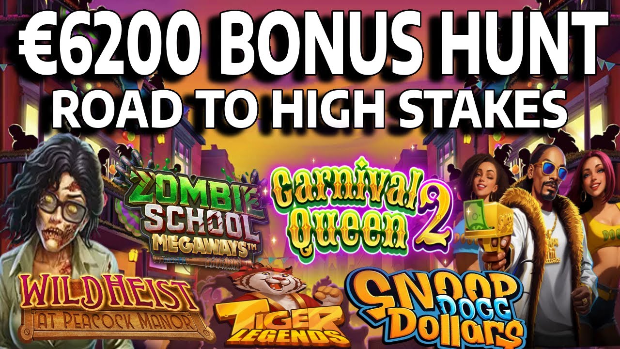 €6200 Road To HIGH STAKES BONUS HUNT! 🚨🎰🍒