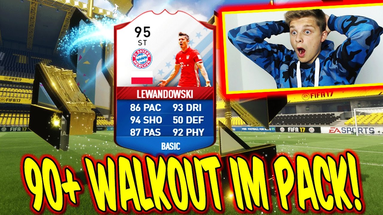 OMFG! 90+ WALKOUT in A PACK OPENING! ⛔️🔥 - FIFA 17 ULTIMATE TEAM (DEUTSCH)