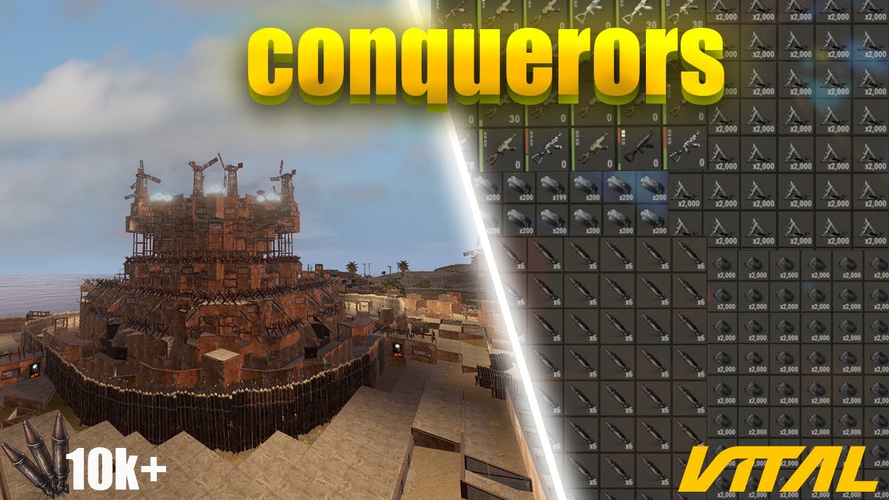 We conquered the server in RUST (Rust/Раст movie) - Vital EU Monthly