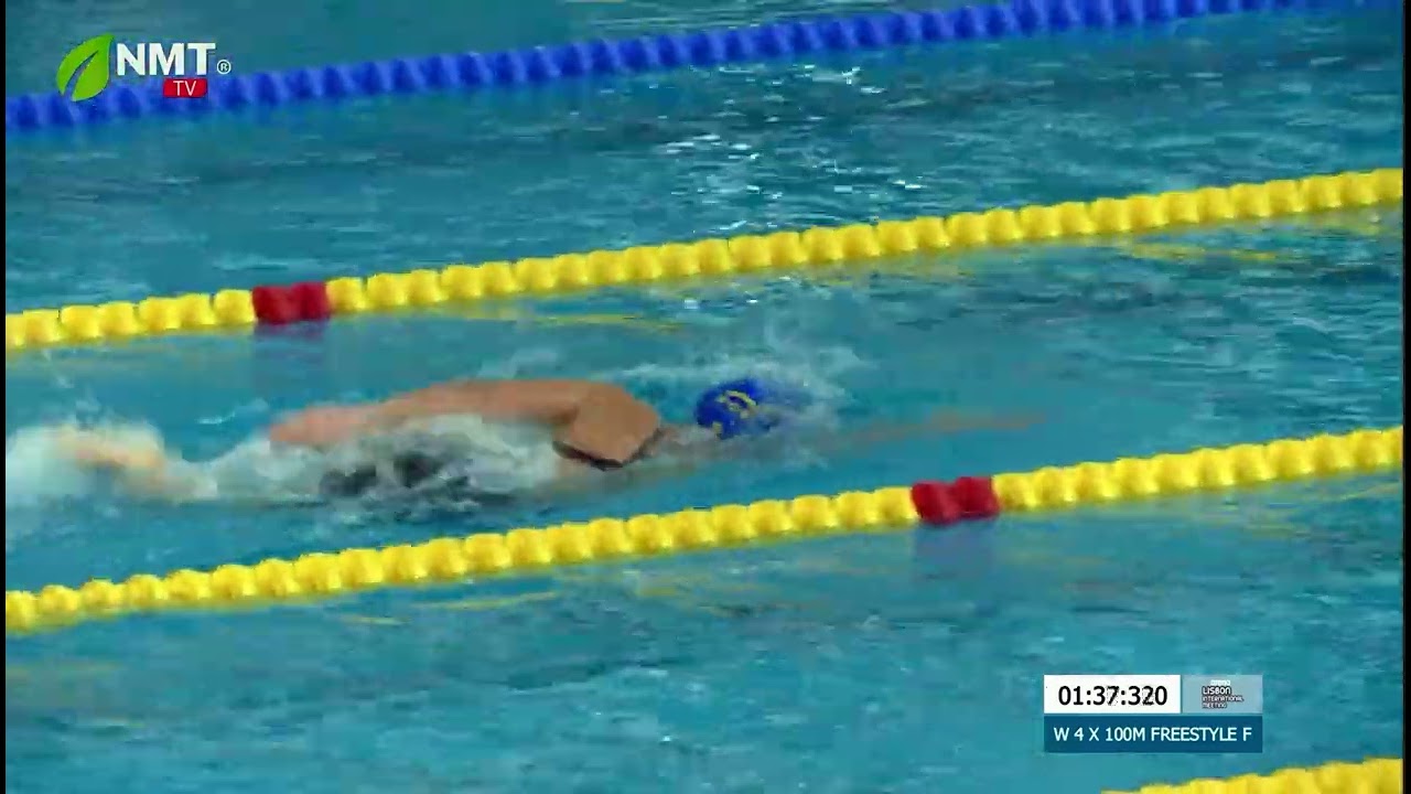 14Fev2026 (Prova 18) 4x100m Livres (Pista 03 - Mia, Beatriz T., Tessa e Margarida Luiz)