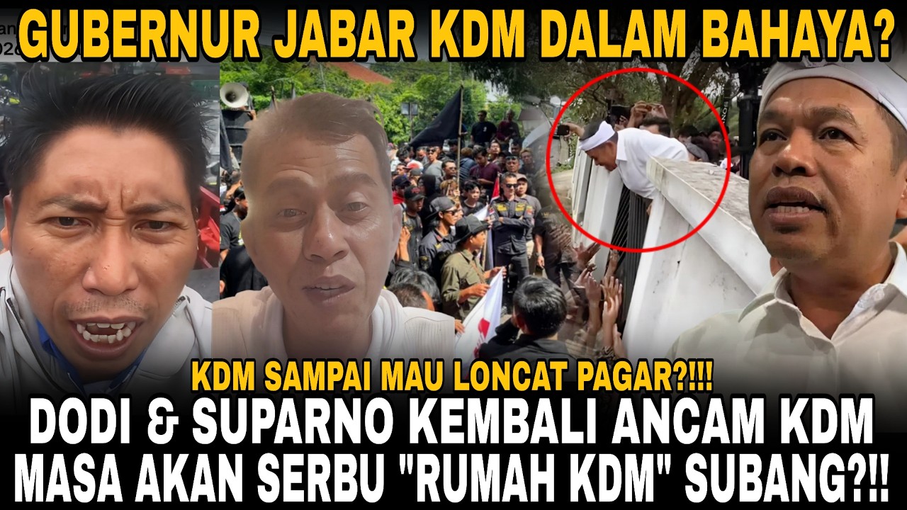 RUMAH KDM DISERANG?!! DODI DAN SUPARNO KEMBALI ANCAM KDM AKAN MELAKUKAN AKSI YANG LEBIH BESAR