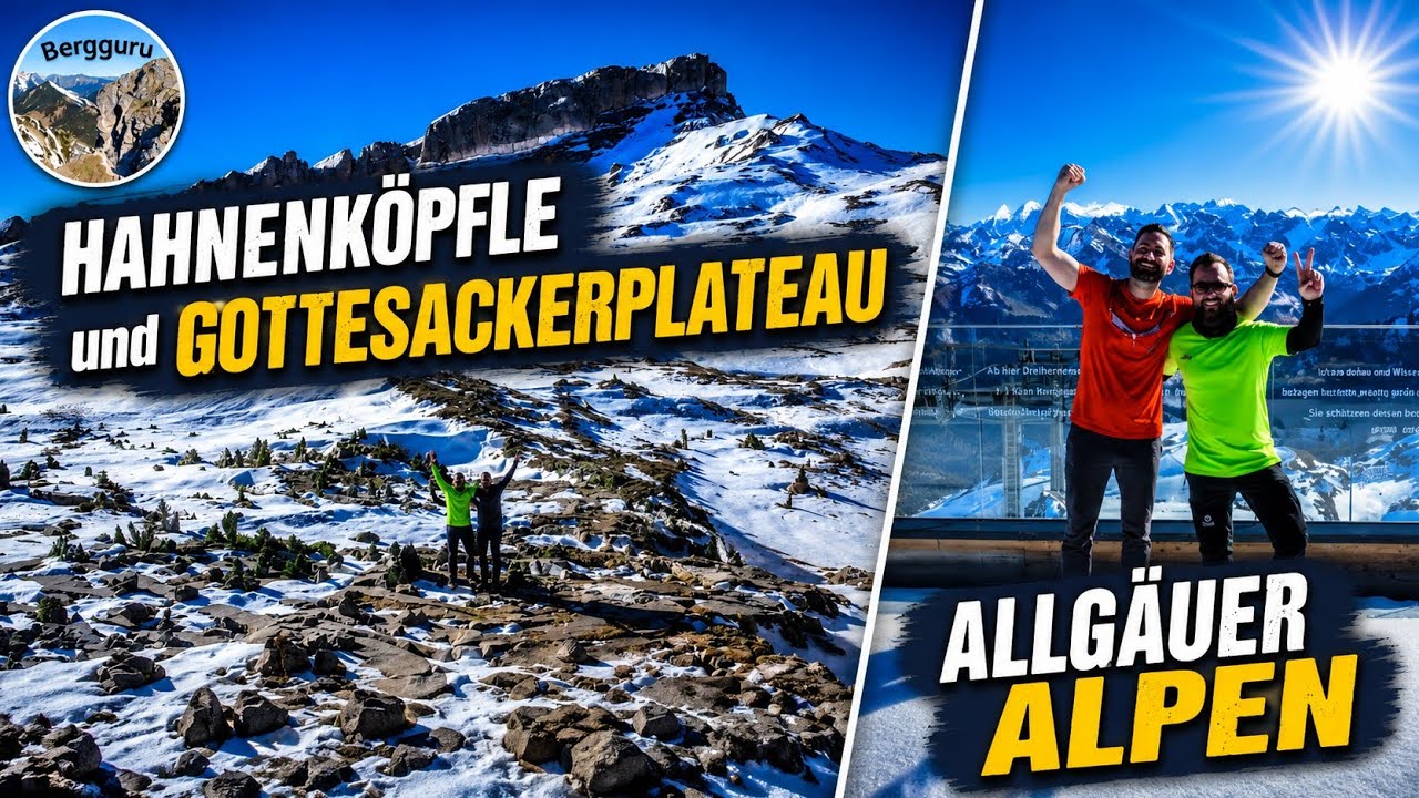 Hahnenköpfle und Gottesackerplateau // Bergtour mit fantastischem Ausblick auf den Hohen Ifen 🏔️⛰️❄️