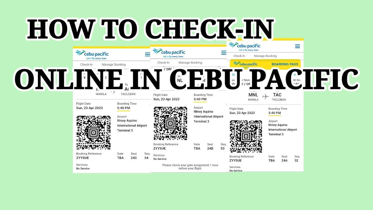 HOW TO CHECK-IN ONLINE IN CEBU PACIFIC | PAANO MAG CHECK-IN SA CEBU PACIFIC