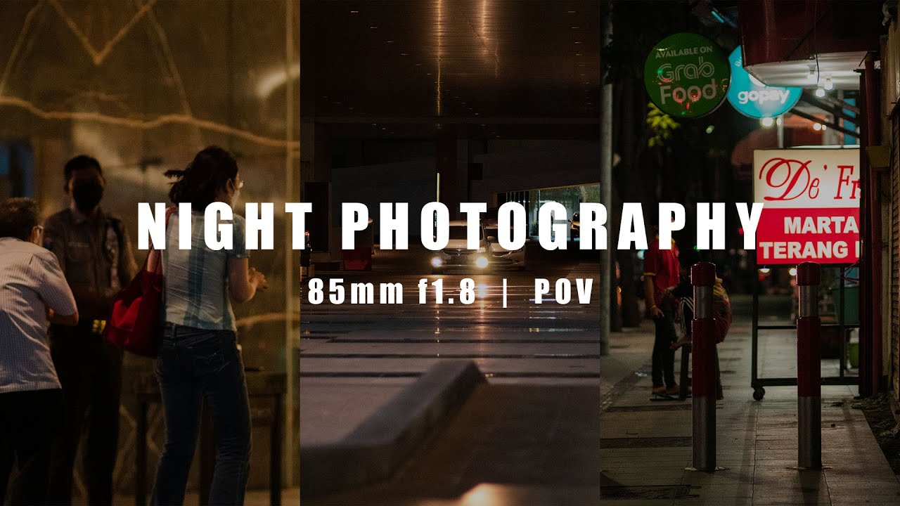 Relaxing Night Street Photography with Canon 85mm f1.8 | Canon EOS 1300D