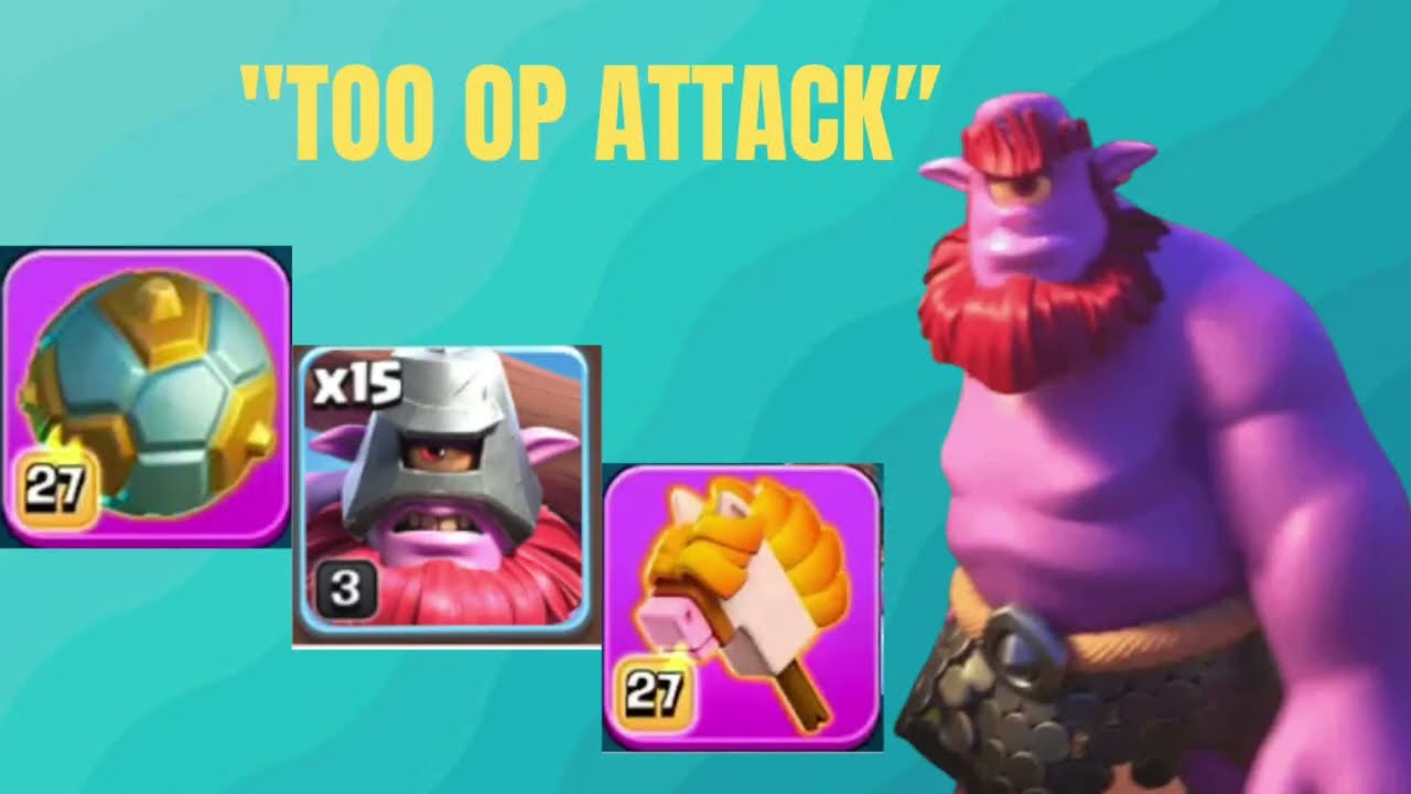 Too OP Attack I 15xThrowers I Clash Of Clans 