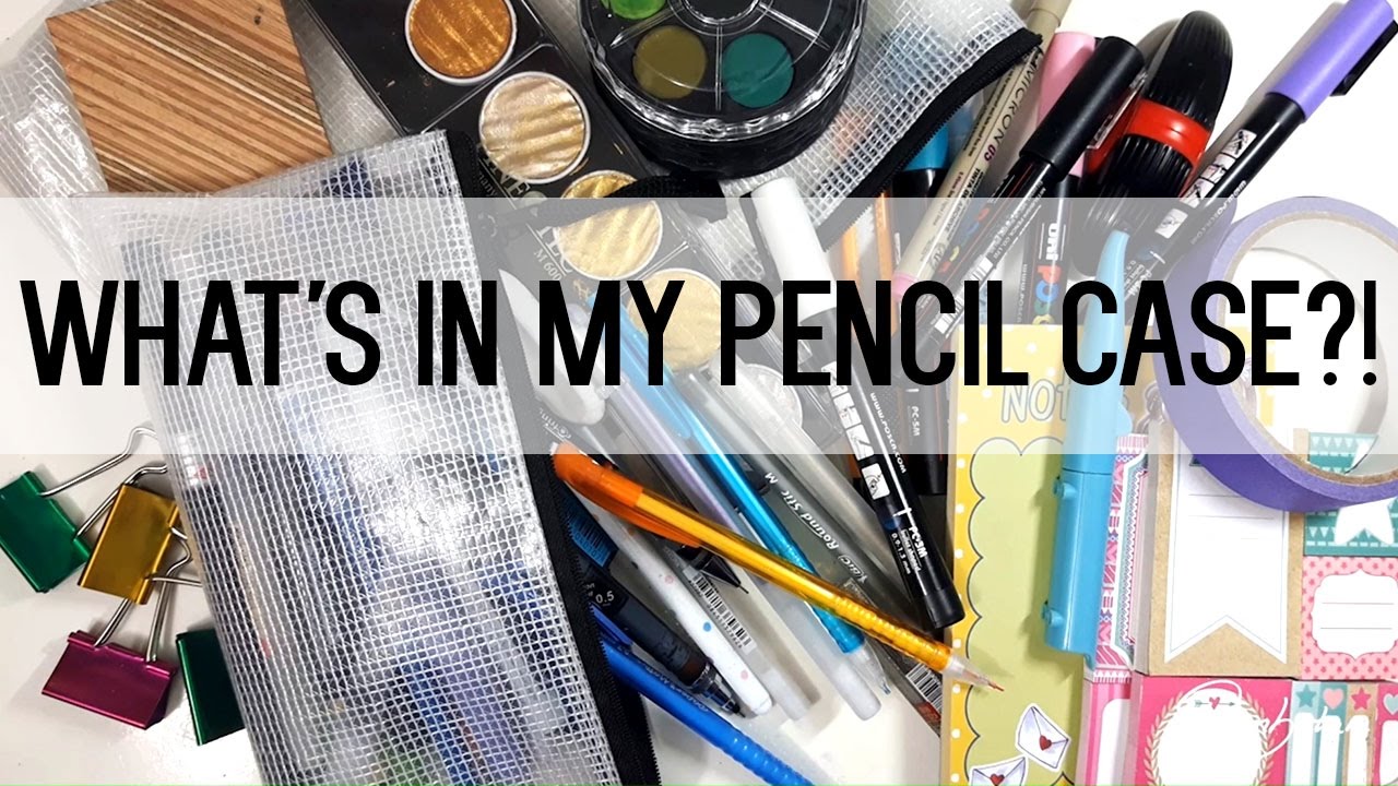 What's in my PENCIL CASE?!