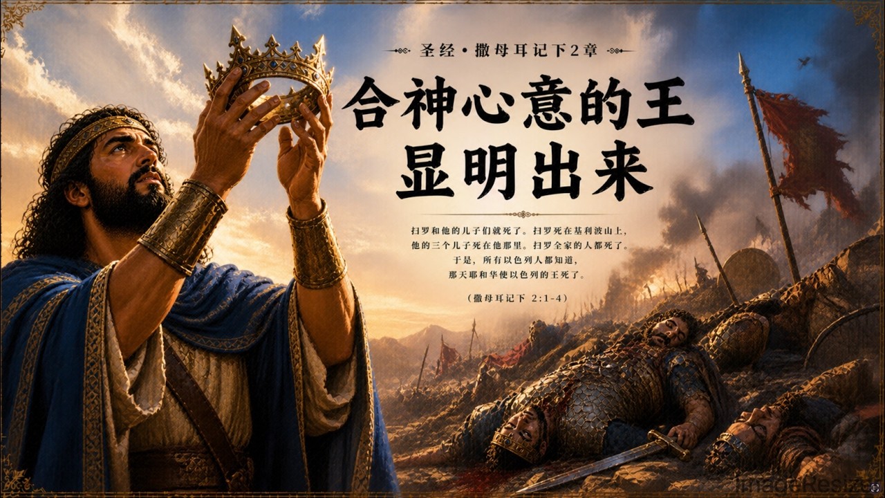 「合神心意的王显明出来」撒母耳记下1章   | #撒母耳记下#大卫#合神心意的王#敬畏神#旧约中的福音#属灵分辨#人性与罪#十字架与复活
