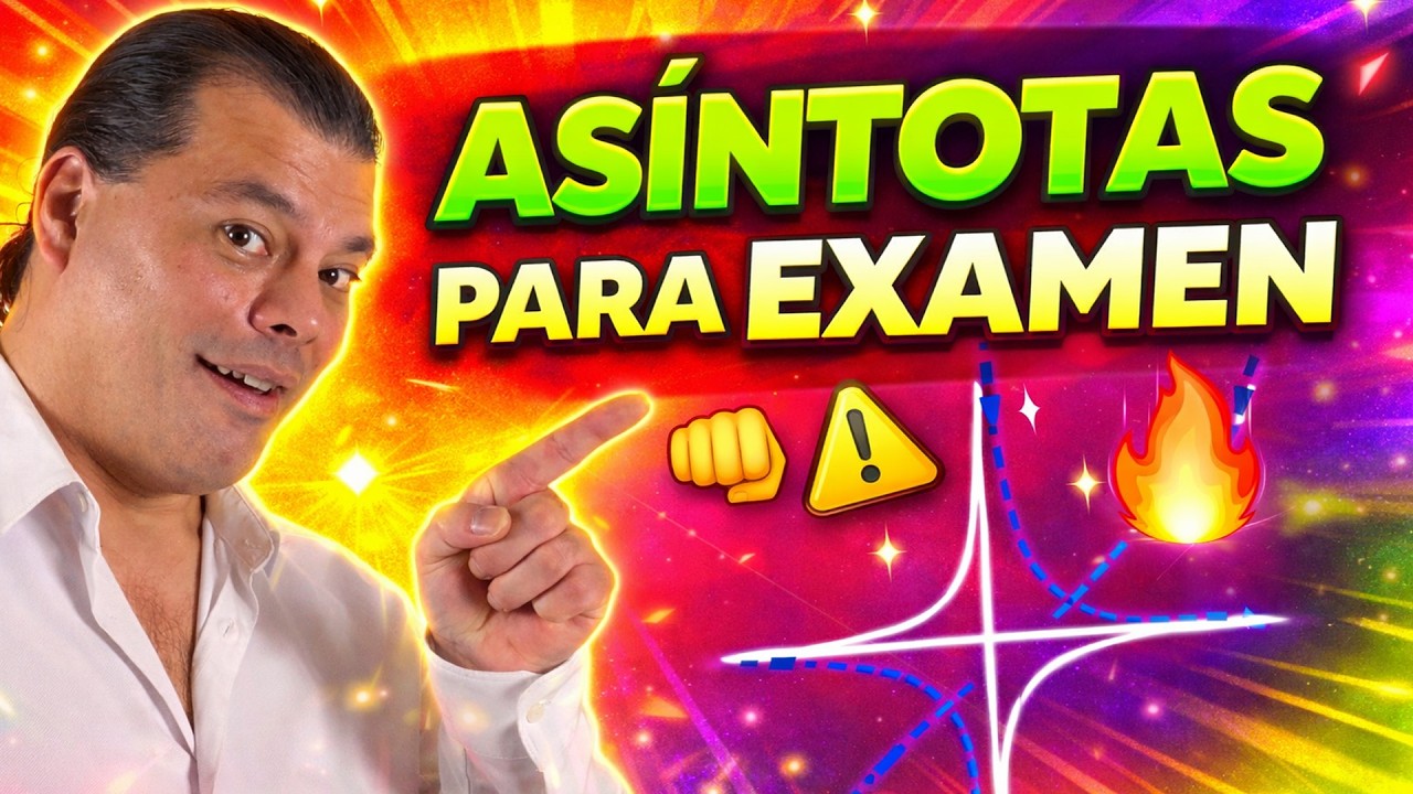 🔥 DOMINA las ASÍNTOTAS en 10 MIN | Estudio de Funciones FÁCIL (4º ESO y Bach)