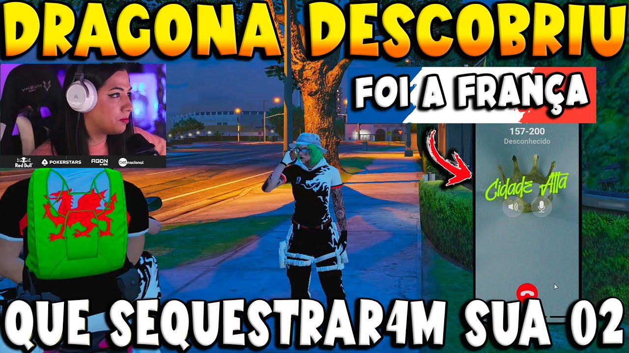 VISÃO DA DRAGONA DESCOBRINDO QUE A FRANÇA SEQU3STROU SUA 02 🔥😱 #dragona #tropadafrança #gtarp