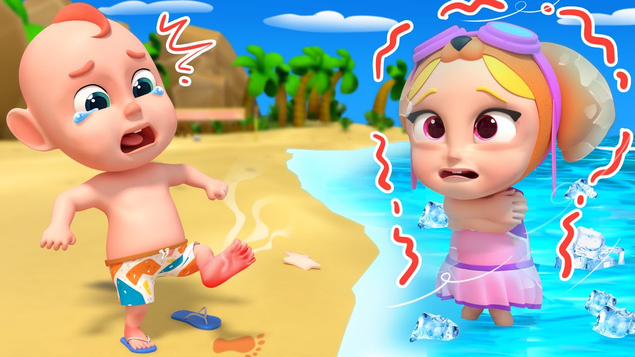Swimming Song | Play Safe at the Beach | Safety Tips for Kids | Rosoo Nursery Rhyme & Kids Songs