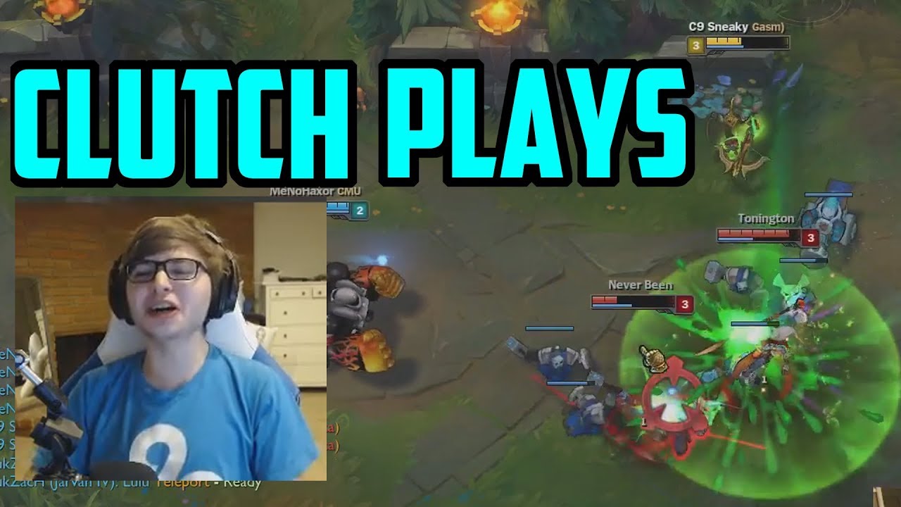 CLUTCH PLAYS! - C9 Sneaky Stream Highlights (League of Legends)
