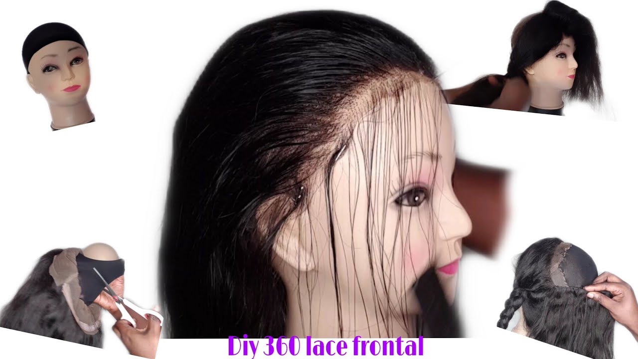 Comment  faire une perruque avec une 360 lace frontal 😊 NYS😍