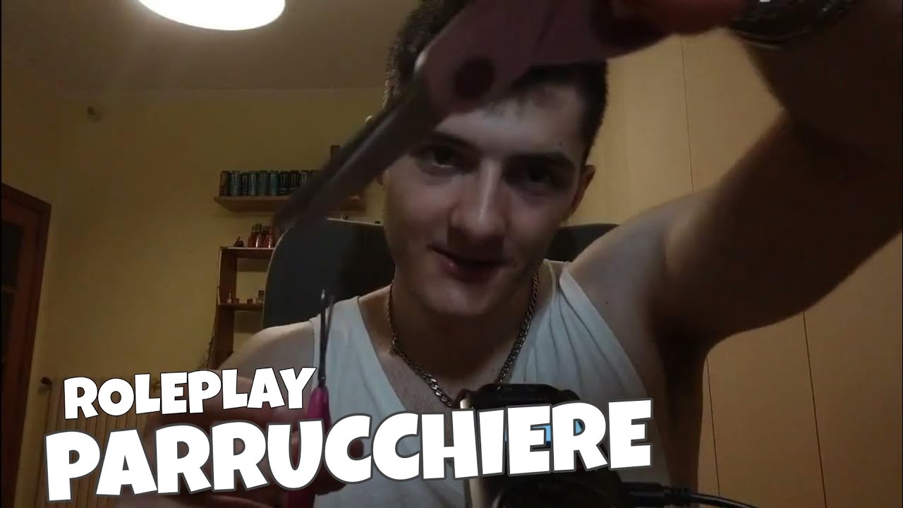 ASMR| Un pazzo ti taglia i capelli     (roleplay)