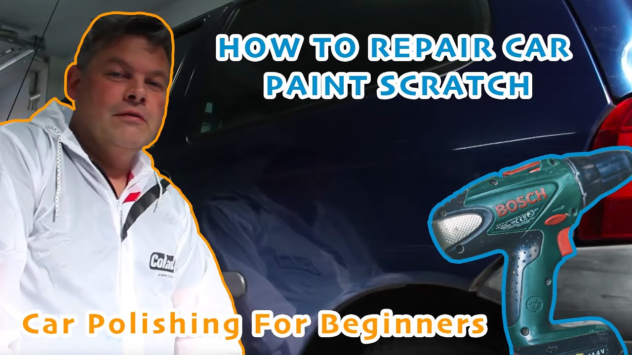 Car Polishing For Beginners - HOW TO REPAIR CAR PAINT SCRATCH | Krassen autolak polijsten