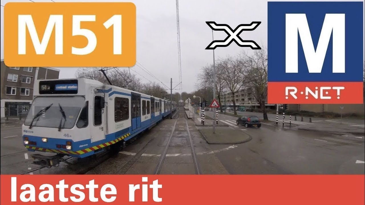 🚇 GVB R-net Amsterdam Metrolijn 51 Cabinerit Centraal Station - Westwijk Drivers view | laatste rit