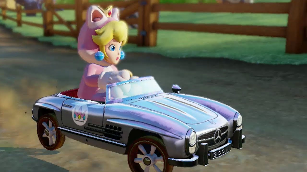 Mario Kart 8 - Shell Cup 100cc (Cat Peach Gameplay)