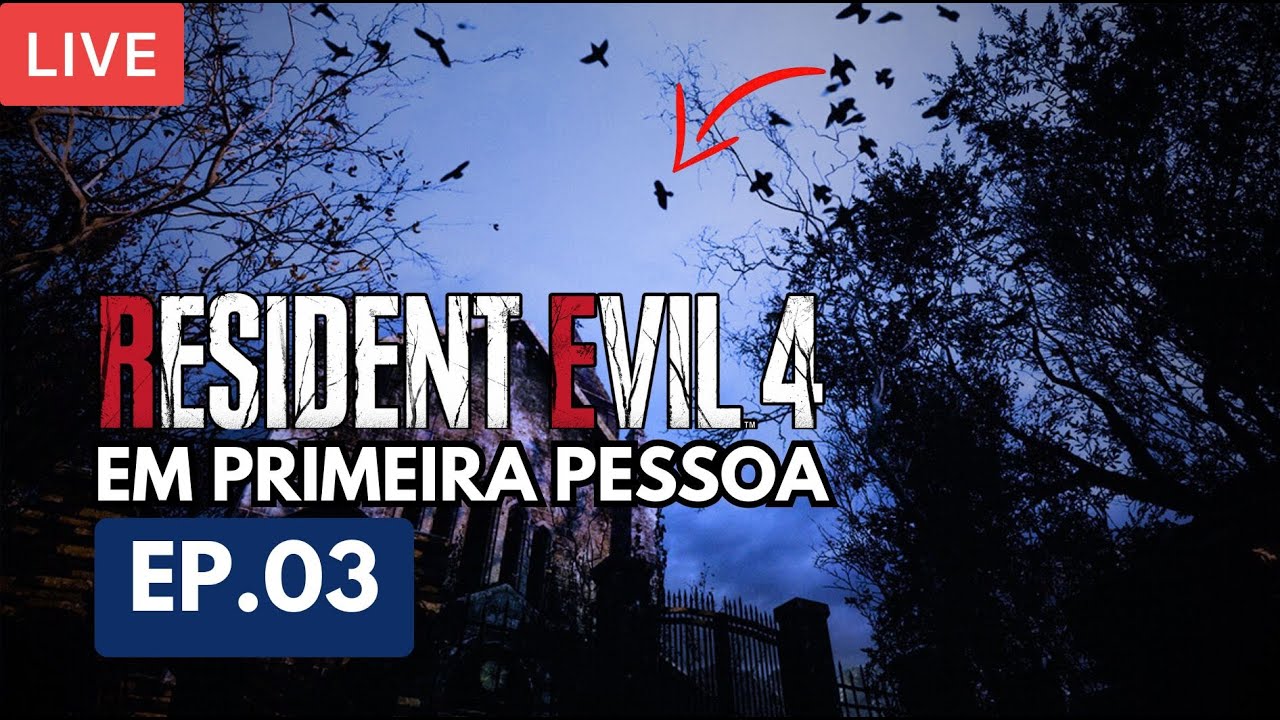 AO VIVO!  AQUECIMENTO RESIDENT EVIL REQUIEM! RE4 REMAKE EM PRIMEIRA PESSOA! PT#3 !pix !regra