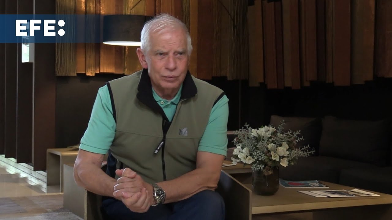 Josep Borrell critica las pol&iacute;ticas de Trump hacia Venezuela y Bielorrusia