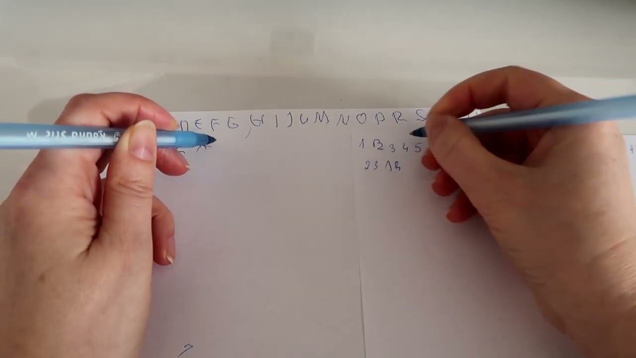 Writing With Both Hands - Day 6-10 Results