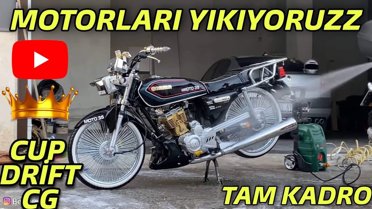 MOTORLARI YIKIYORUZ TAM KADRO #izmir #vlog #motor #cg  #drift