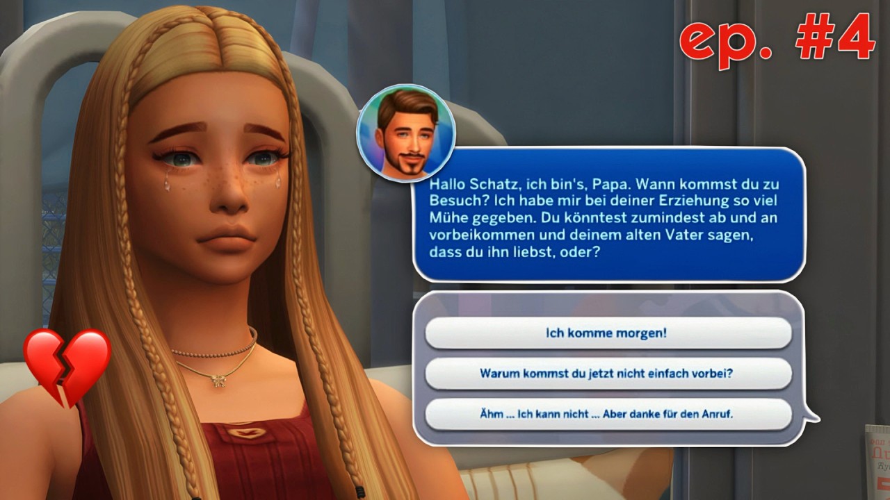 Der unerwartete ANRUF hinterlässt ein gebrochenes HERZ..💔 | ep. 4 - Sims 4 Let’s Play