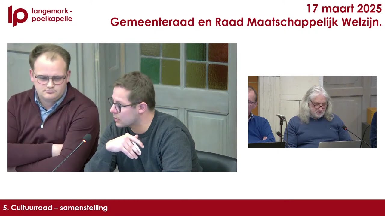 Gemeenteraad en Raad Maatschappelijk Welzijn 17 maart 2025