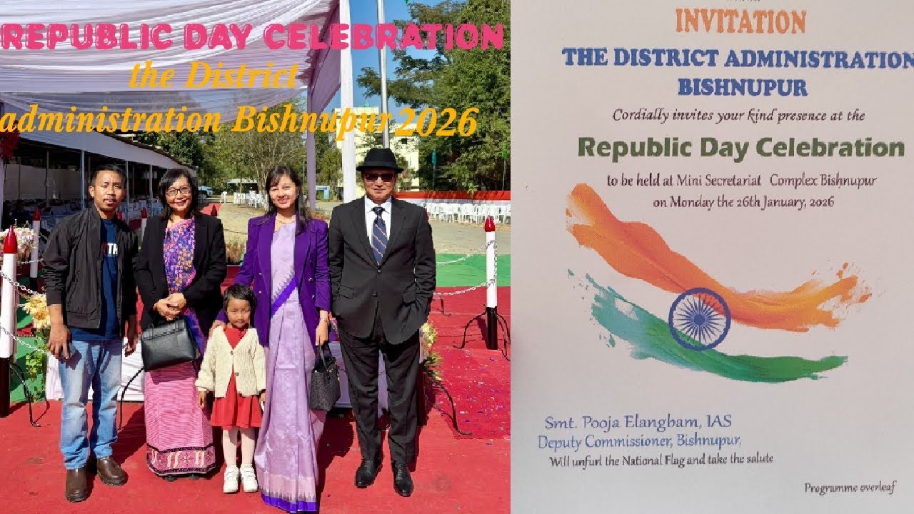 My first involes in 😊 The District administration Bishnupur/Republic day celebration 26 Jan 2026 