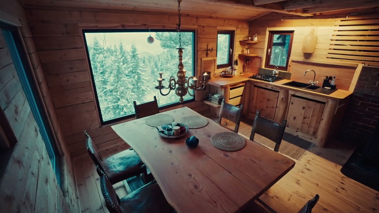 Cliff Cabin - TreeTop Fiddan - Winter - by Mustafa Malek