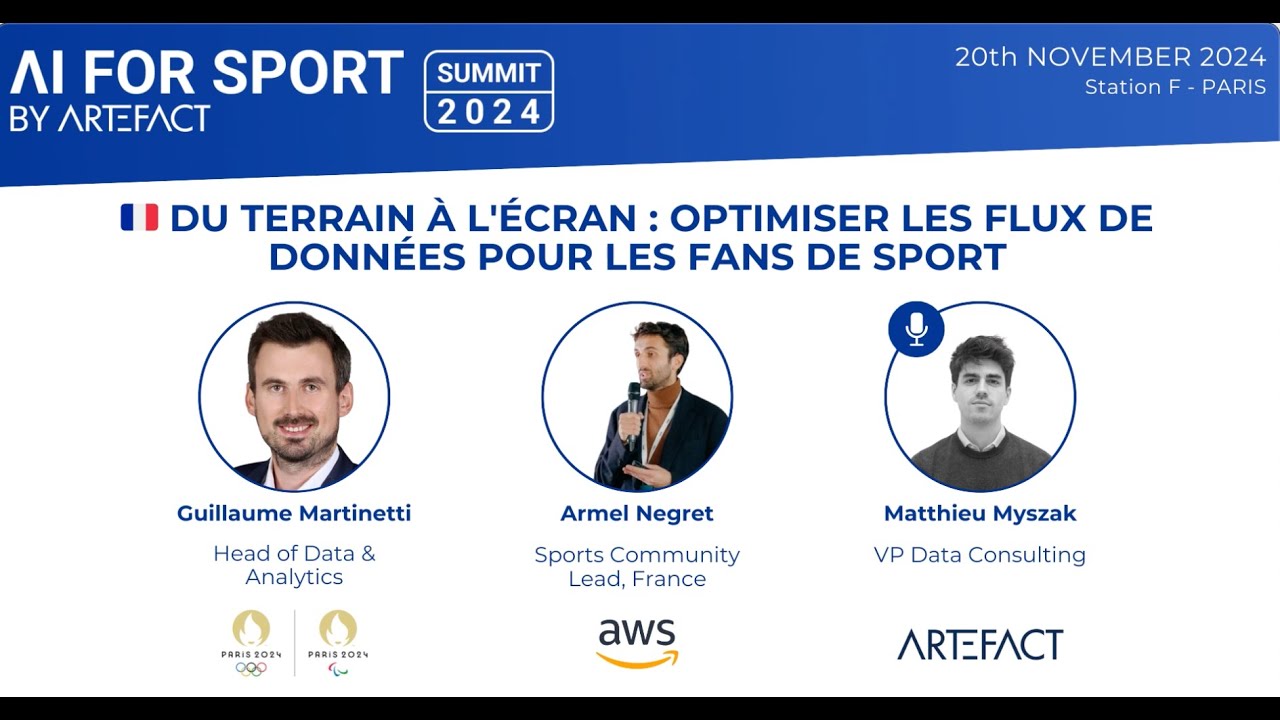 Du terrain à l'écran : optimiser les flux de données pour les fans de sport | AI for Sport