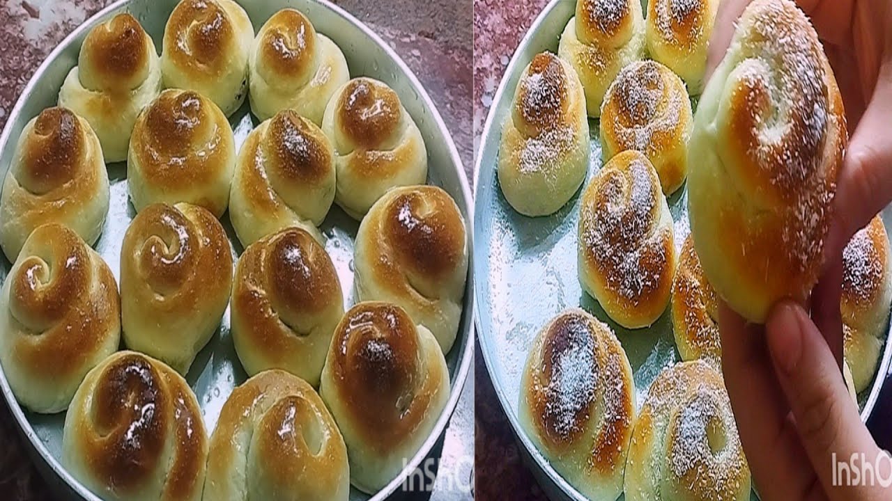 بريوش بجوز الهند والتمر بعجينة قطنية هشة وطرية بدون لبن ولا سمنة ولا زبدة#مخبوزات_الافران