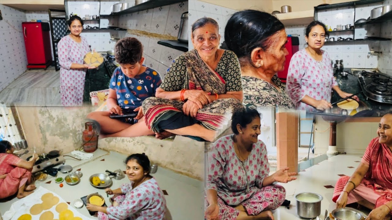 Gau me kese manayi randhan chhath sas-bahu ne milke!bade papa ke ghar gaye dinner karne!