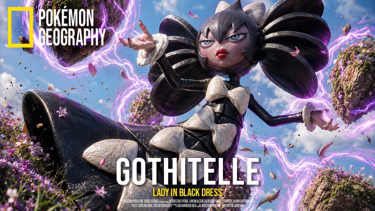 NatGeo: The Cosmic Loom | Gothitelle - The Lady in Black Dress (Real-Life Pok&eacute;mon)