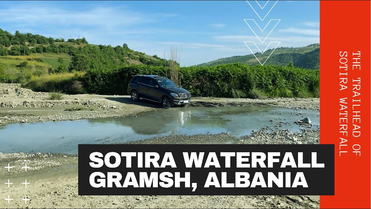 Road Of Sotira Waterfall, Gramsh | Car Driving - 🇦🇱 Albania 2021