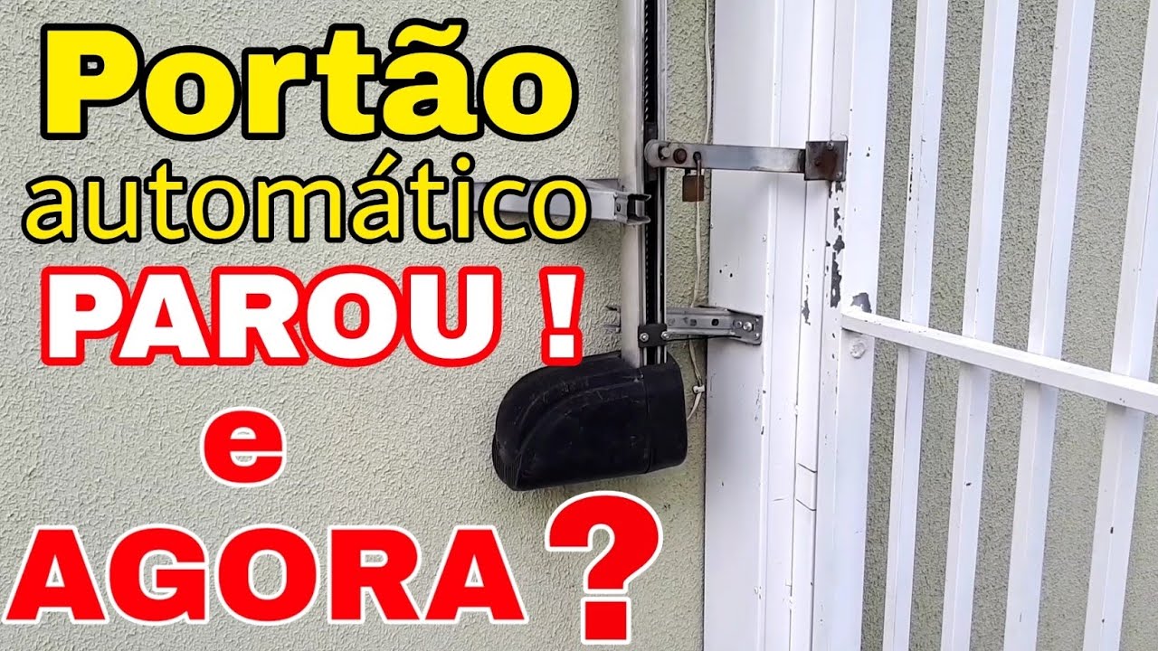 Como Arrumar Portão Automático? Portão Eletrônico Parou! E Agora?