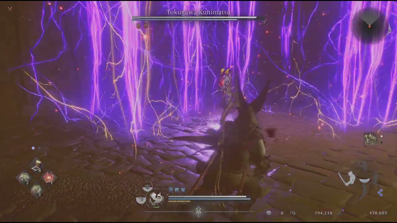 Nioh 3 Tokugawa Kunimatsu (losing attempts)