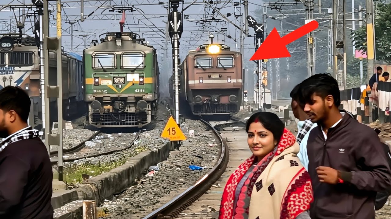 High Speed Trains Crossing Busiest Railway Crossing | Indian Railways