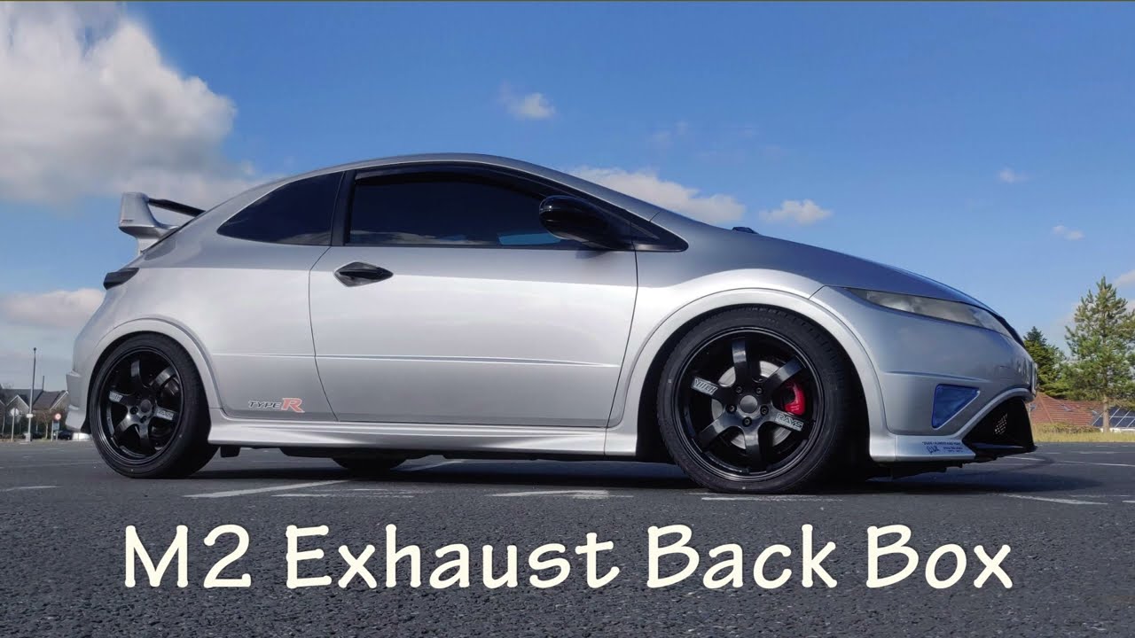 Honda Civic Mk8 FN2 Type R M2 Exhaust Back Box sound comparison.