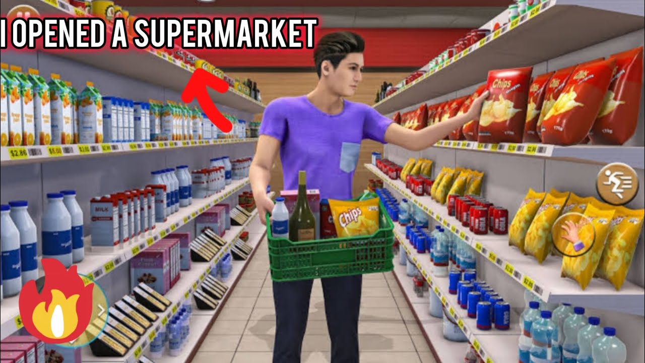 I opened a supermarket in my town | town store simulator #1. 