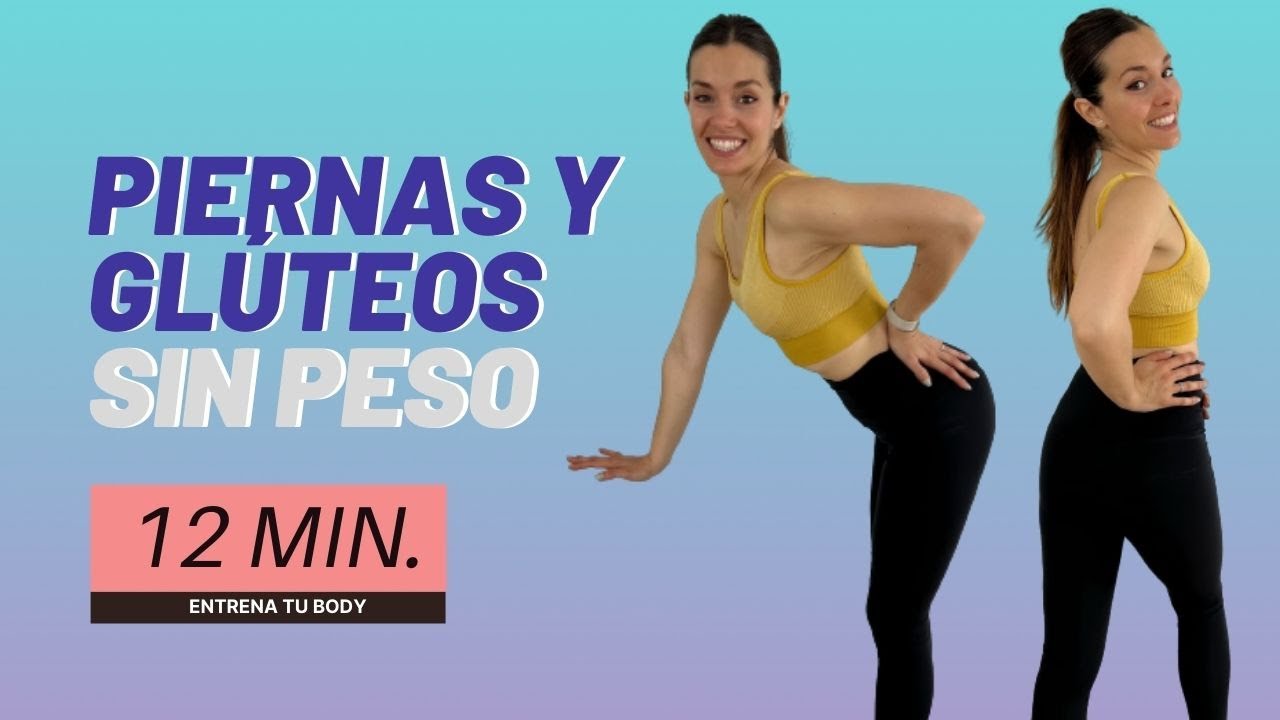 Fortalece PIERNAS y GLÚTEOS sin peso y sin impacto / 12 min