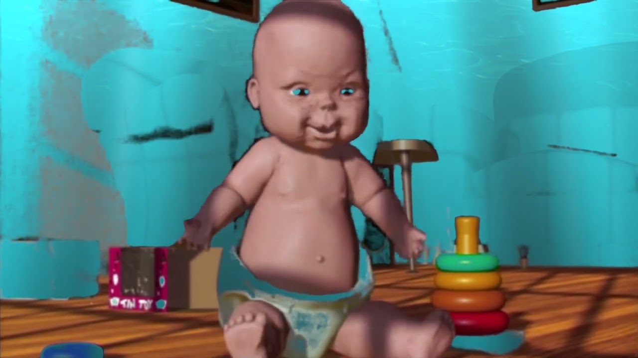Tin toy but there is water on everything and the sound has effects on it