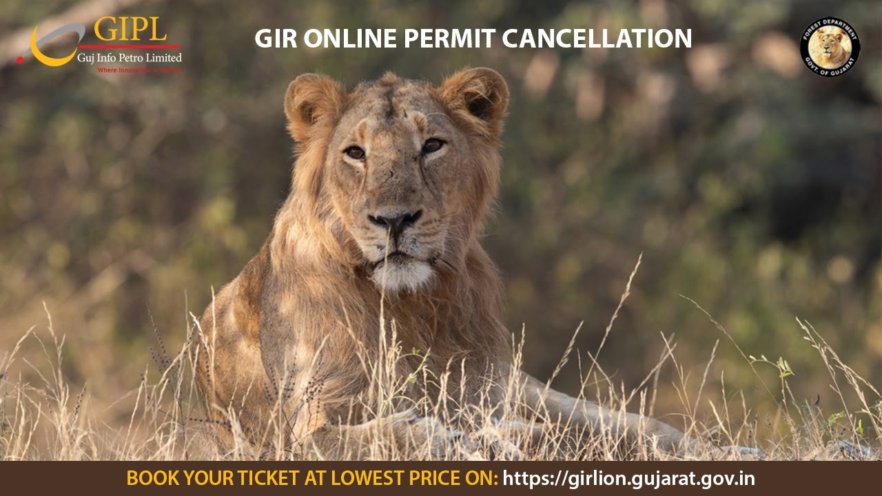#GIPL Gir National Park Online Permit Booking Cancellation  ( 