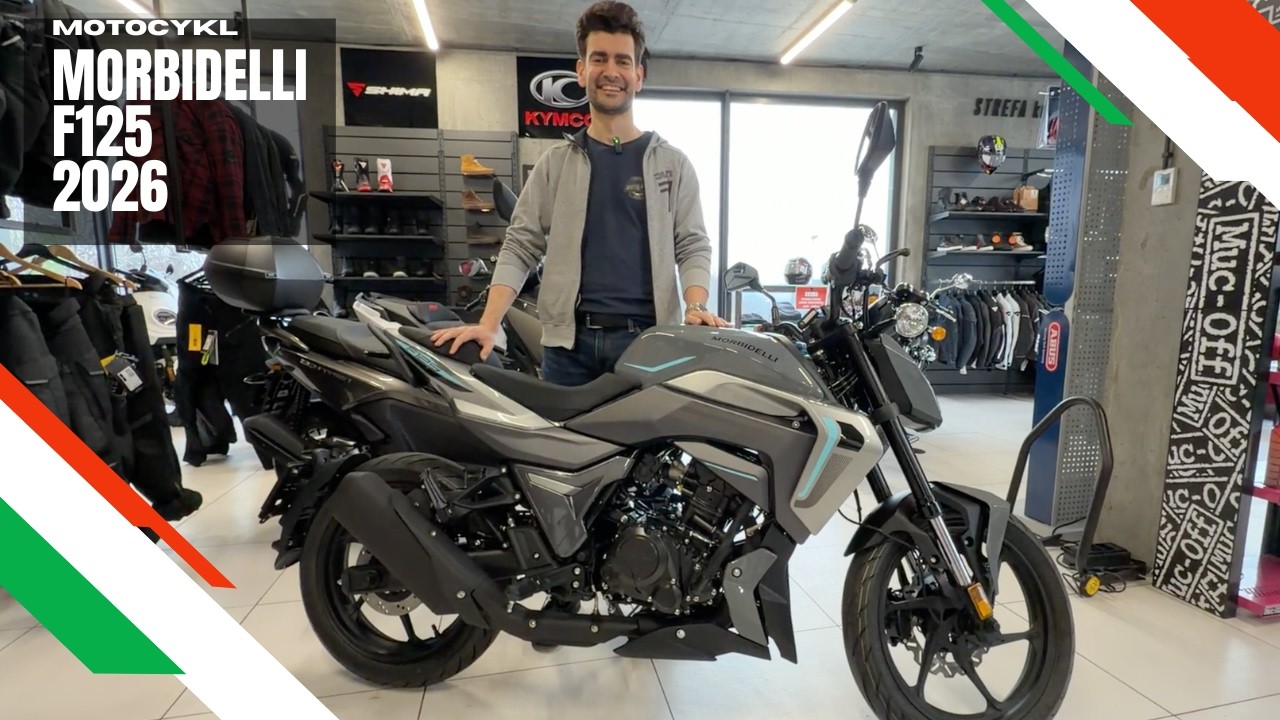 Nowy król 125? Wygląda jak 600, kosztuje jak 125 - Morbidelli F125 2026