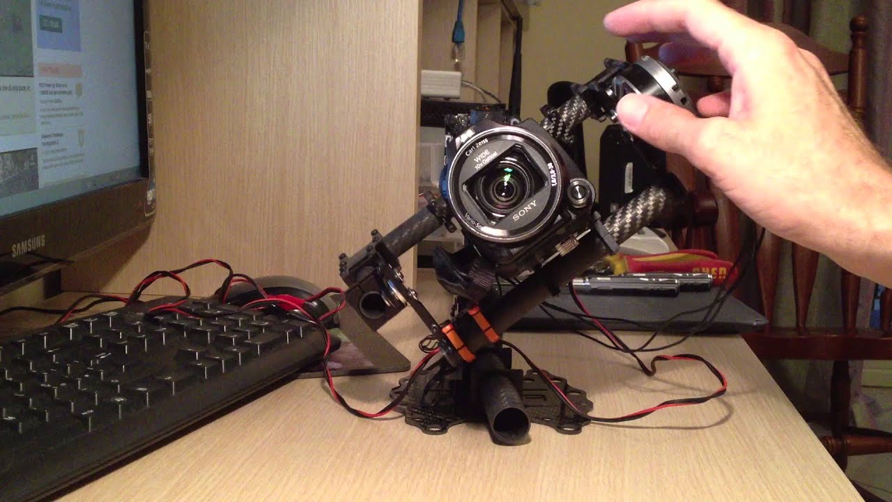 Balanced Gimbal Brushless GoodLuckBuy.. with Sony CX730