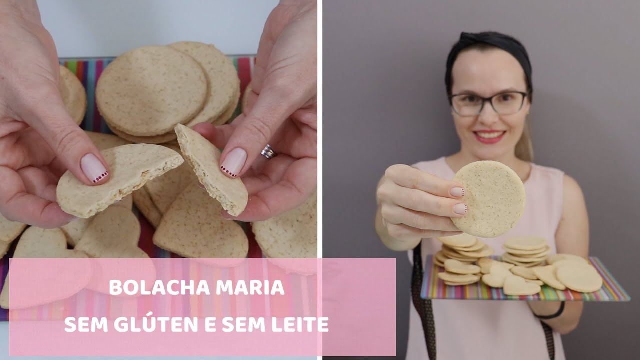 BOLACHA MARIA SEM GLÚTEN E SEM LEITE | FÁCIL E PRÁTICA